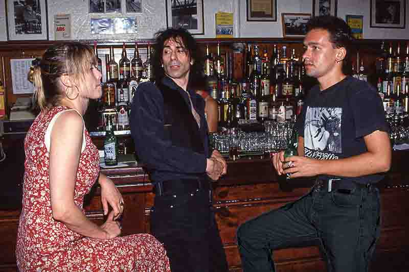J Geils Band Singer Peter Wolf + Likewolf Peter Wolf former J Geils Band frontman and Rock Icon with German Multi instrumentalist Likewolf in an Irish Pub in Boston