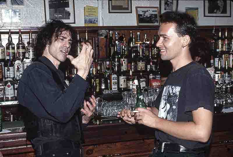 J Geils Band Singer Peter Wolf + Likewolf Peter Wolf former J Geils Band frontman and Likewolf in an Irish Pub in Boston