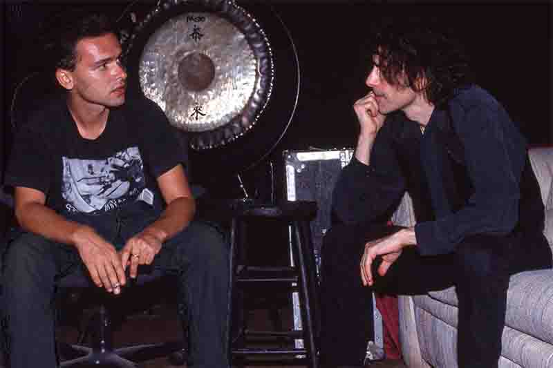 J Geils Band Singer Peter Wolf + Likewolf Rock Icon Peter Wolf former J Geils Band frontman being interviewed by Likewolf in a music studio in Boston